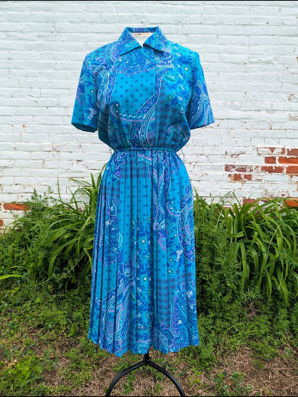 VTG Paisley Floral Dress